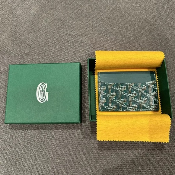 Goyard cardholder green - Picture 3 of 3